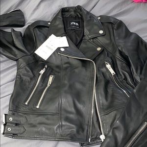 Zara motorcycle jacket brand new never worn